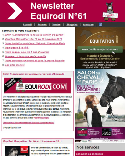 Newsletter Equirodi 61