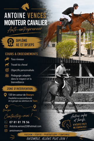 Moniteur d &eacute;quitation 