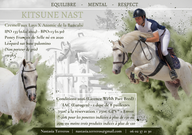 Saillie IAC PFS L&eacute;opard Palomino