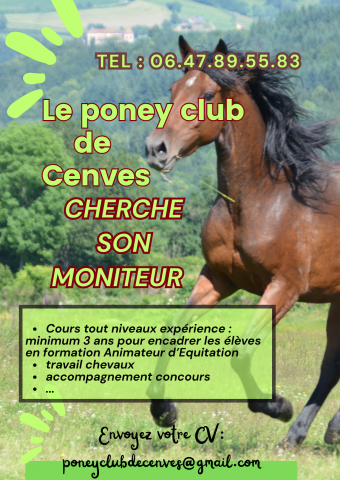 recherche son moniteur (trice) , gérant