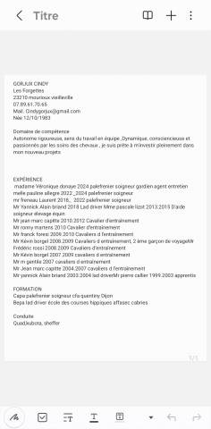Chercher poste de palefrenier urgent 