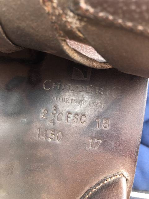 A vendre Selle Childeric 