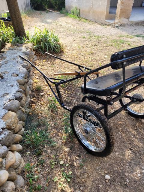 Attelage  2 roues shetland 