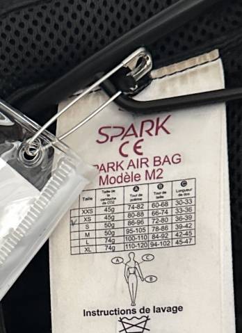 Airbag Spark équitation 