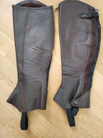 Mini chaps Dyon en cuir taille M 