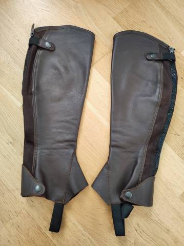 Mini chaps Dyon en cuir taille M 