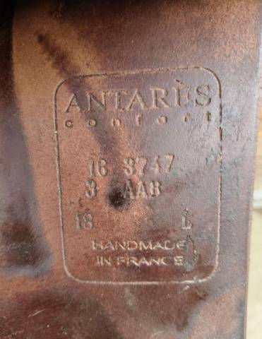 Urgent : Selle Antar&egrave;s de saut 18"