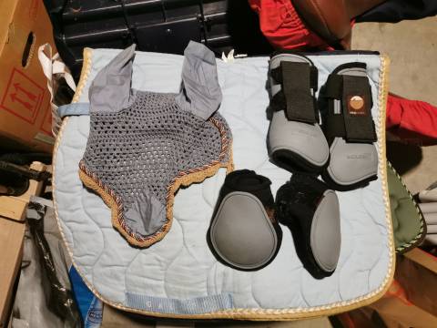 Lot tapis + bonnet + protection rigide