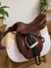Selle d'obstacle St&uuml;bben Portos Junior - cuir marron