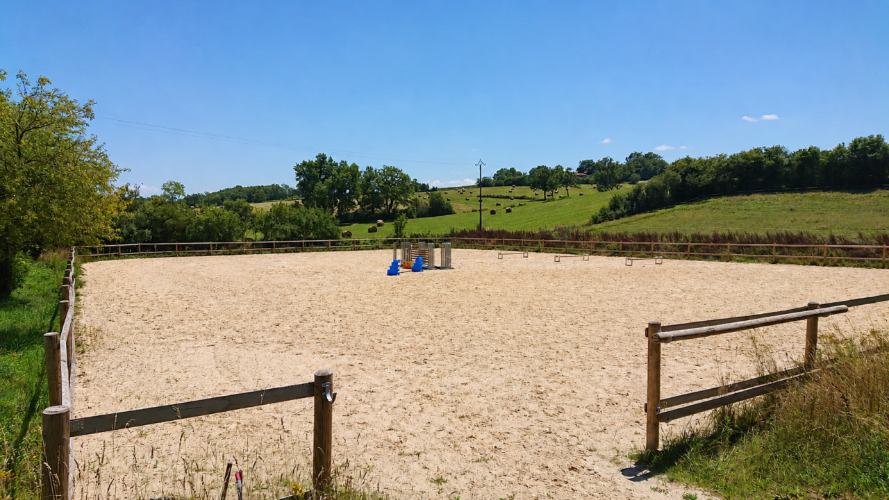 Domaine &eacute;questre sur 1.5 hectare et 10 hectares sup