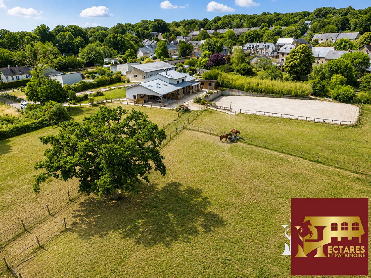 Propri&eacute;t&eacute; &eacute;questre, 2,5 Hectares, maison r&eacute;cente de 165m2, logement ind&eacute;pendant