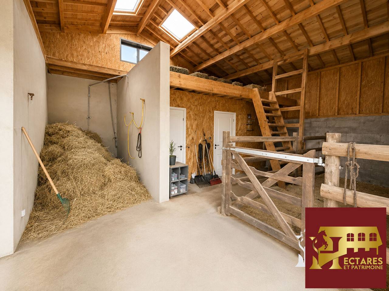 Propri&eacute;t&eacute; &eacute;questre, 2,5 Hectares, maison r&eacute;cente de 165m2, logement ind&eacute;pendant