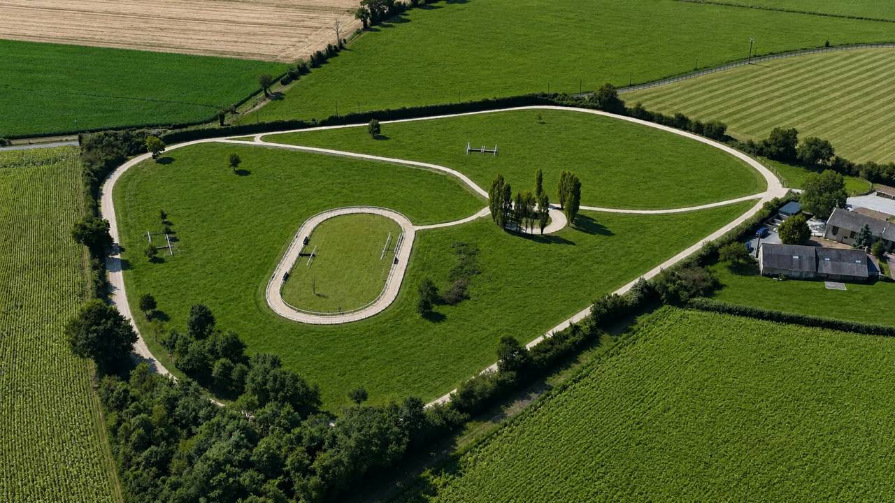 Propri&eacute;t&eacute; &eacute;questre avec maison d'habitation sur 7 ha