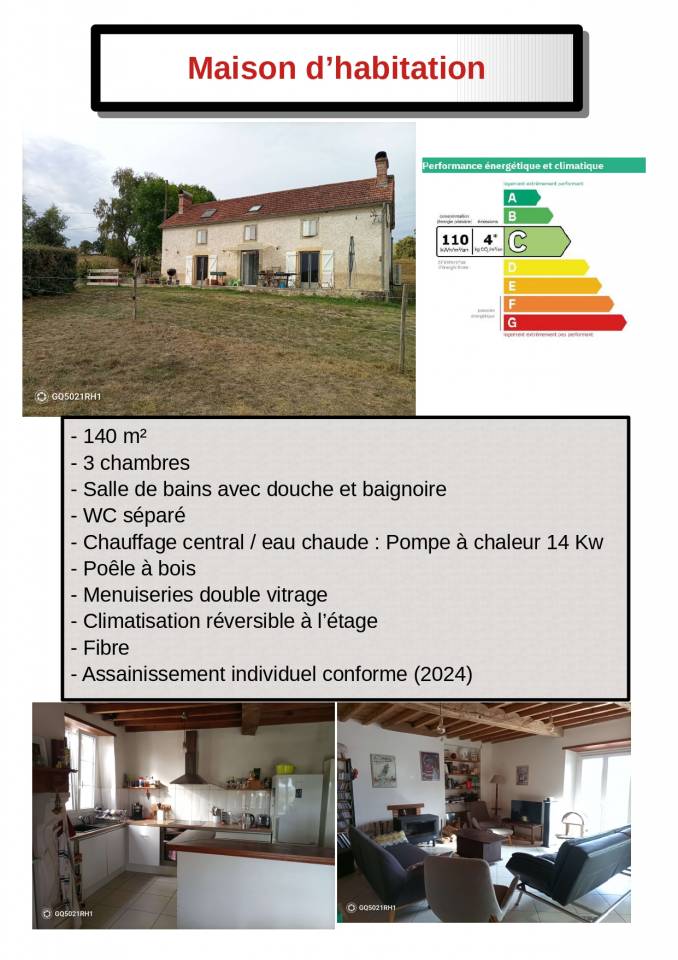 Vente propri&eacute;t&eacute; &eacute;questre avec g&icirc;te, 5ha