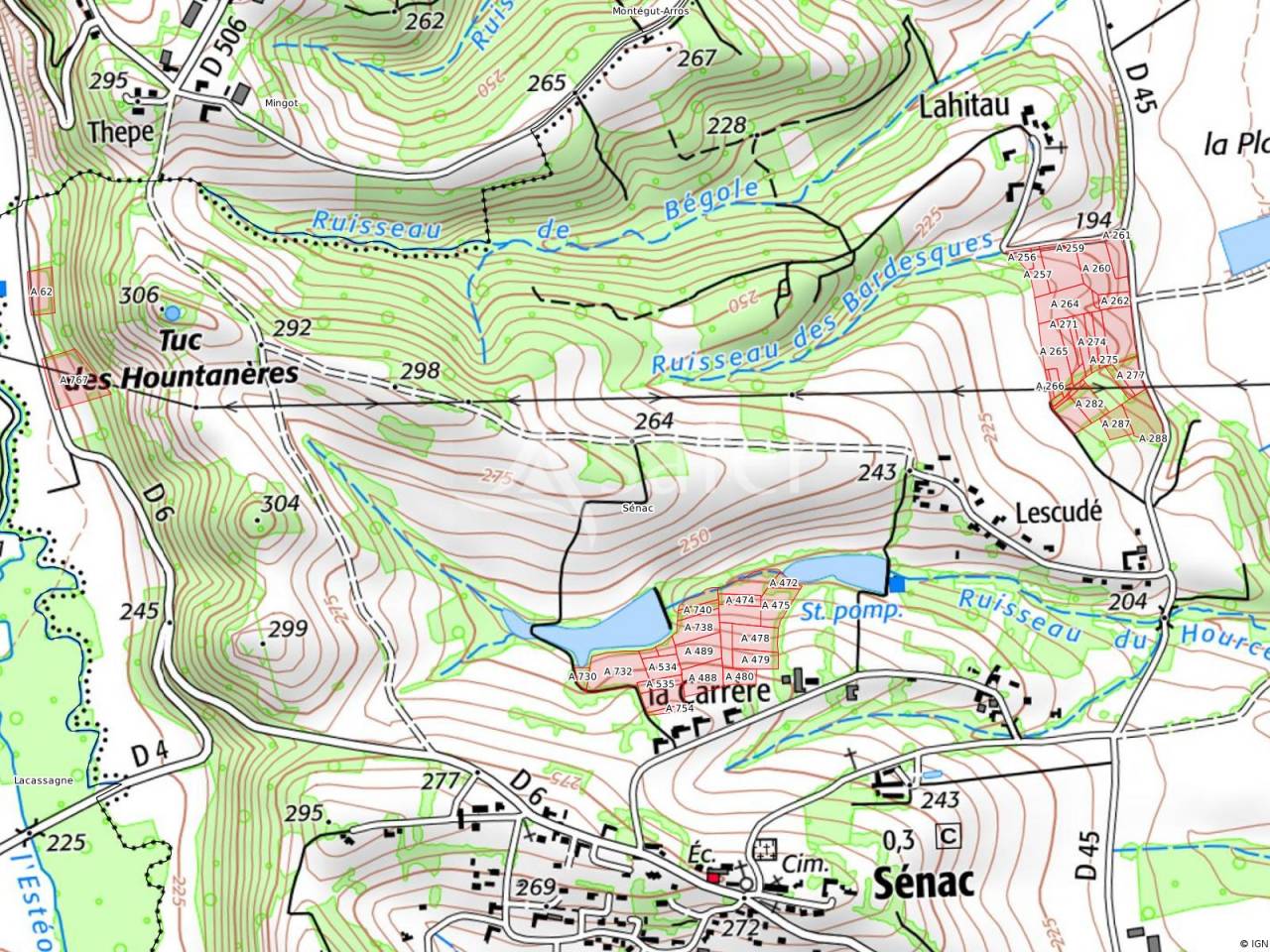 13 ha de foncier non bâti à 20 km au nord de Tarbes