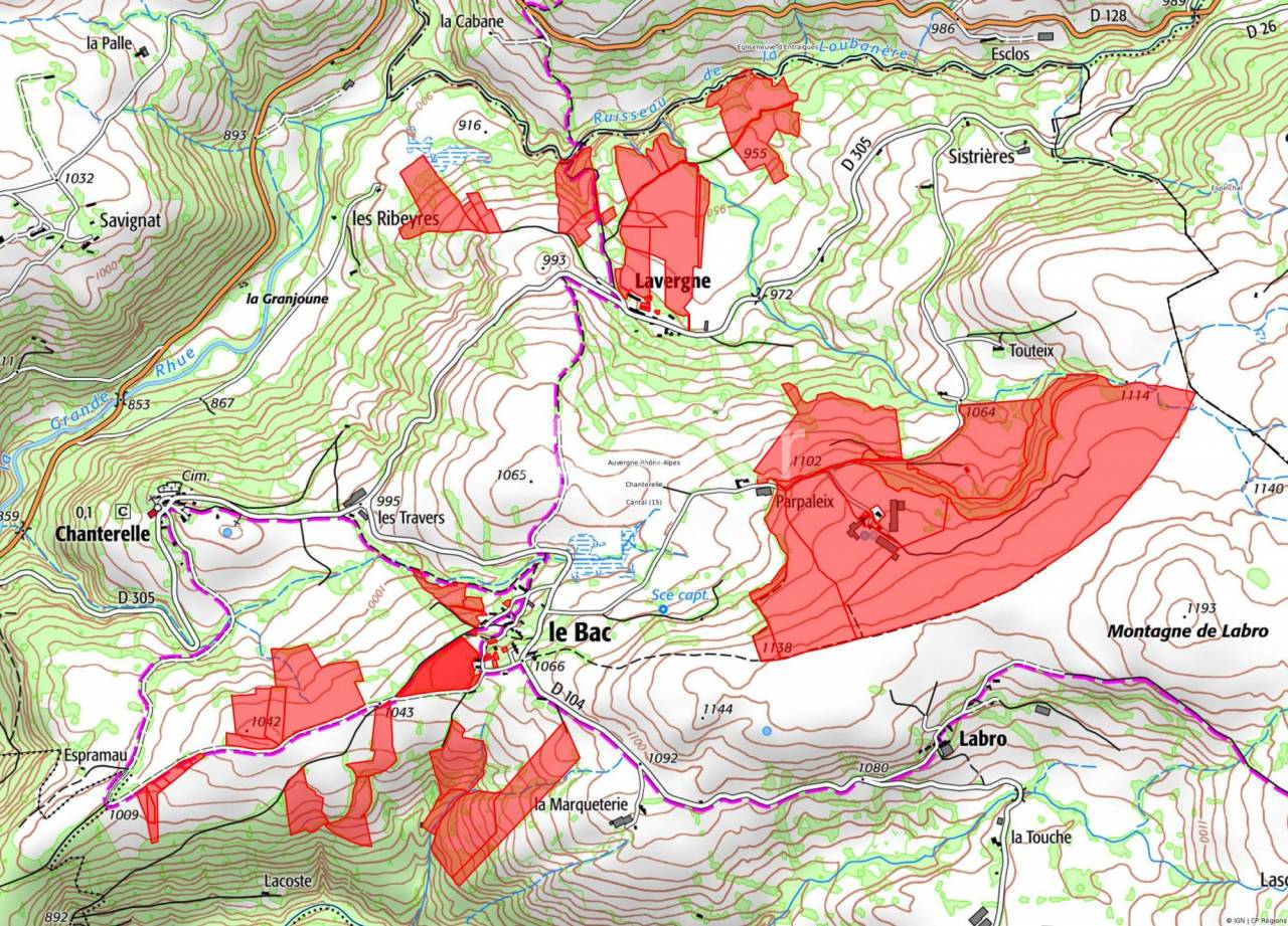 Transmission d'exploitation sur CHANTERELLE