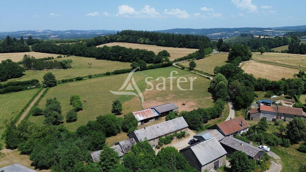 En Creuse, en limite de la Haute-Vienne, propriété sur environ