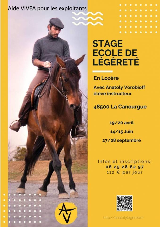 Stage école de légèreté Lozère Aveyron 