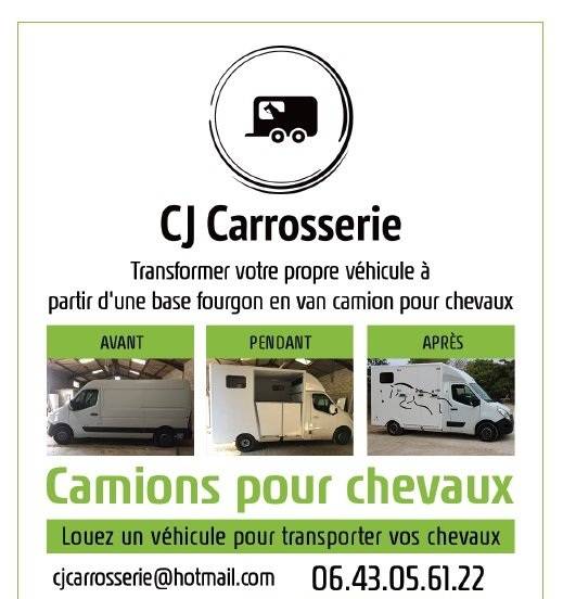 Transformation véhicule carrosserie transport chevaux