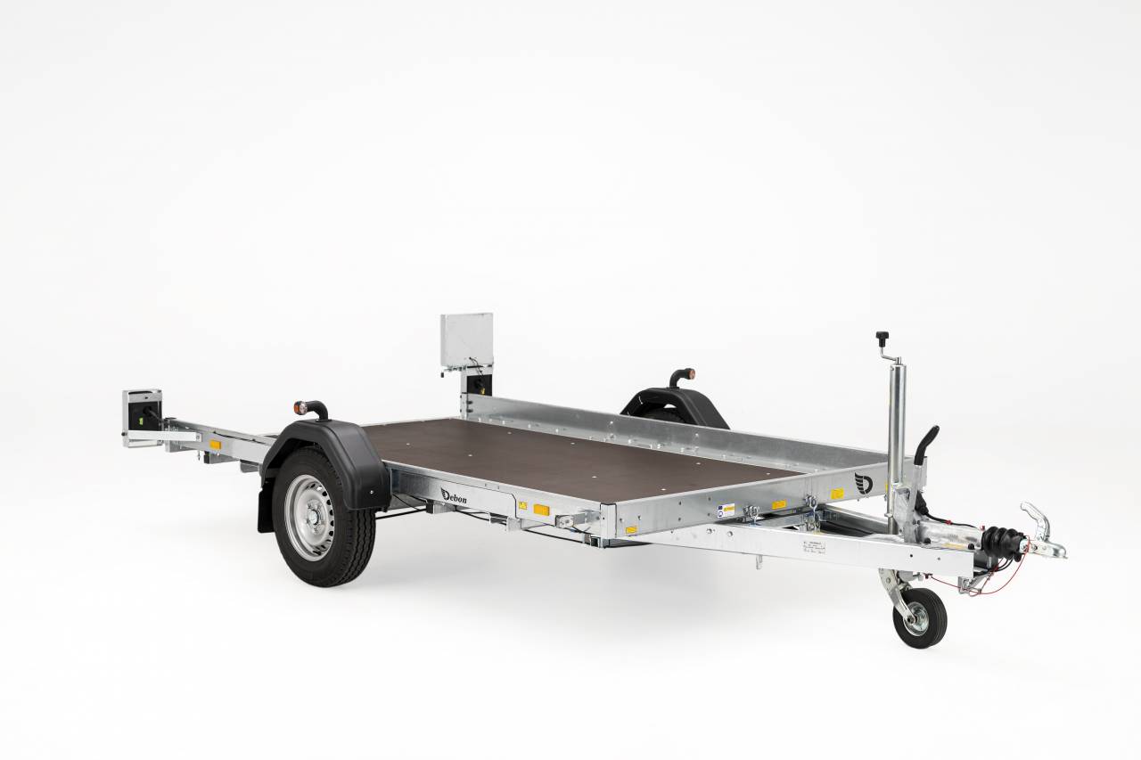 REMORQUE PLATEAU BASCULANT NON FREINE - DEBON - NEUVE
