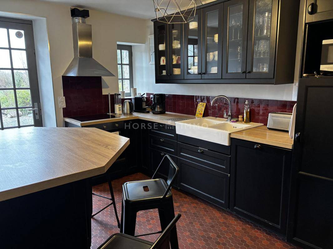 Propriété équestre avec accès à la plage