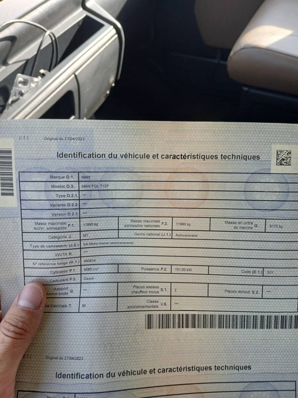 Camion 5 chevaux à vendre