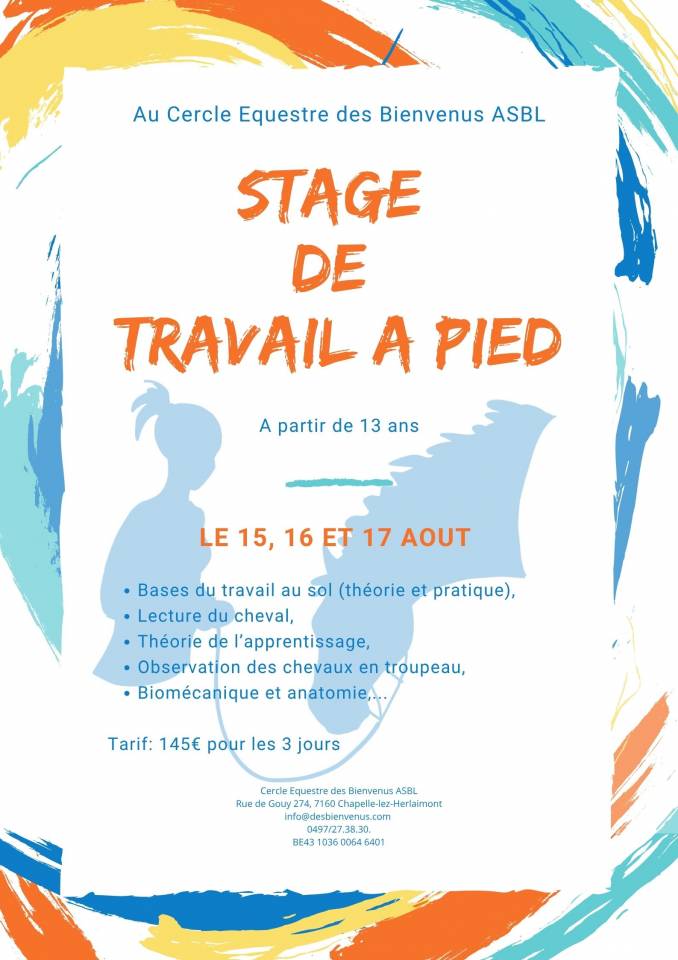Stage Travail &agrave; Pied