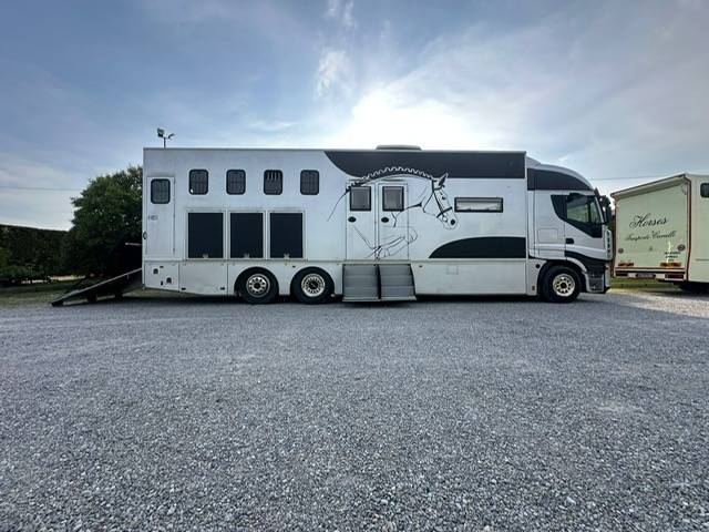 iveco magirus 26e42 de 2007/390000kms/145000ht/pop out