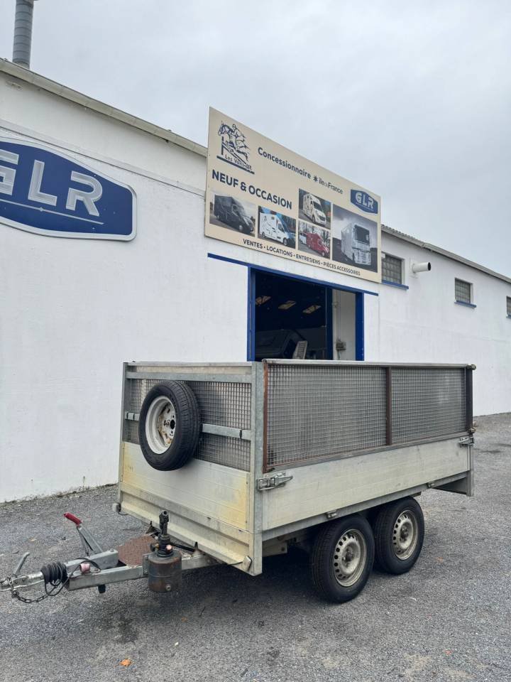 Remorque DEFICO &ndash;  250x150x92 &ndash; PTAC 975kg &ndash; Basculante