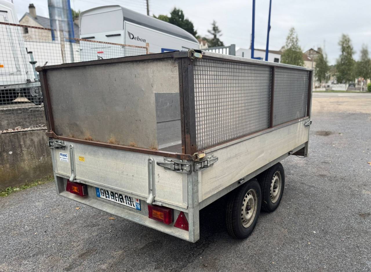 Remorque DEFICO &ndash;  250x150x92 &ndash; PTAC 975kg &ndash; Basculante