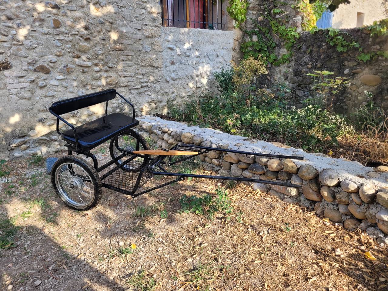 Attelage  2 roues shetland 