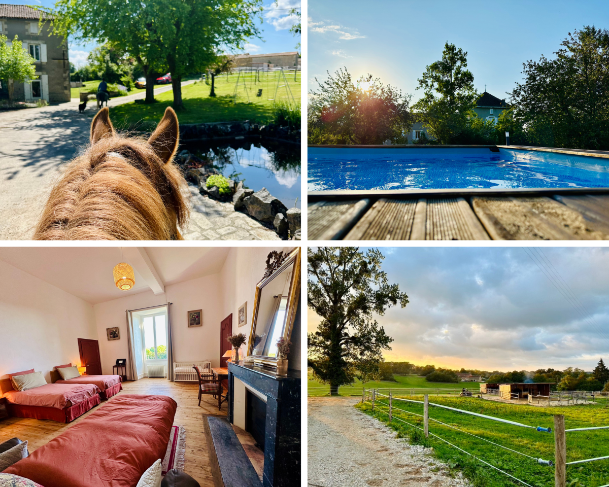 S&eacute;jours &eacute;questres sur mesure &ndash; G&icirc;te avec piscine