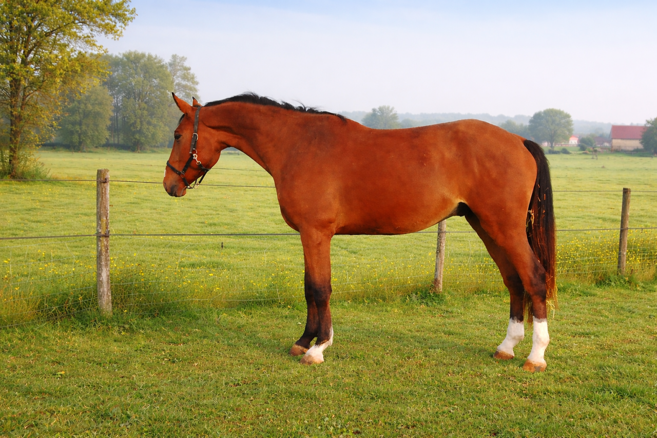 Hongre bai de 4 ans sf