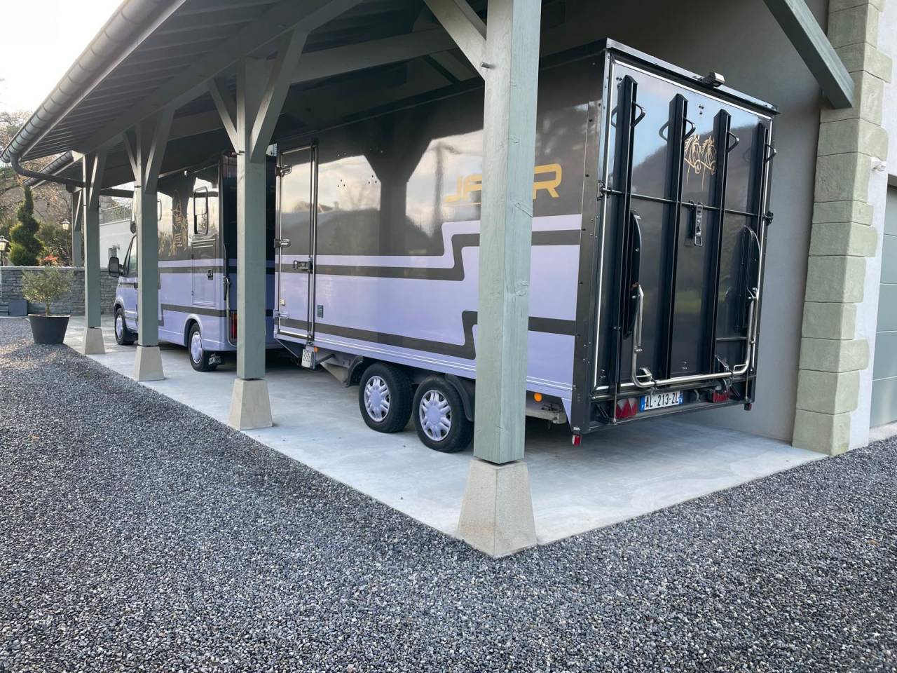 Vente ensemble camion VL & remorque bokmann