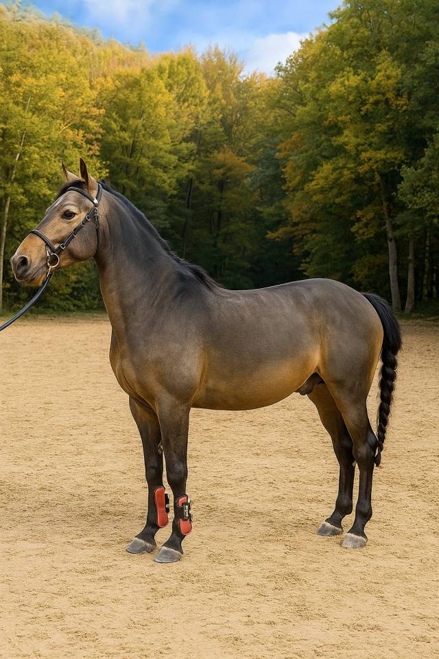 Saillie étalon New forest Isabelle L'ancelot du ménage 