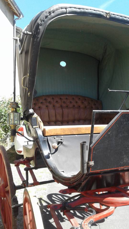 Calèche Phaeton restaurée – patrimoine vivant, prête à 