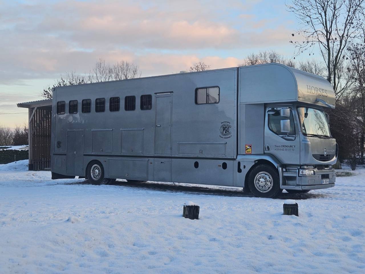 Camion chevaux PL 7 places home car 