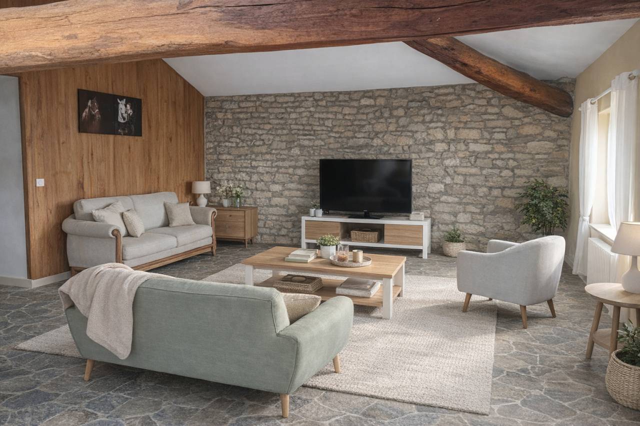 Propri&eacute;t&eacute; &eacute;questre avec habitations Clefs en main, Praye (54116)