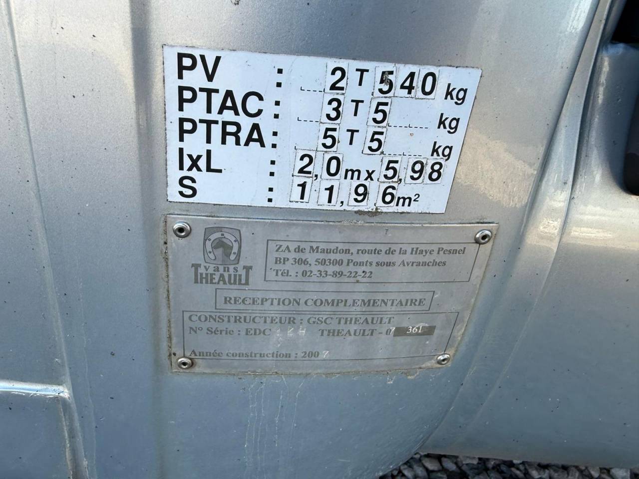 Camion VL Chevaux Renault Master 2007 Occasion