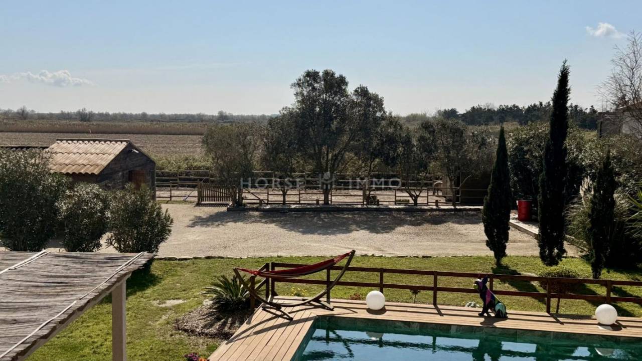 Tr&egrave;s belle villa au coeur de la Camargue