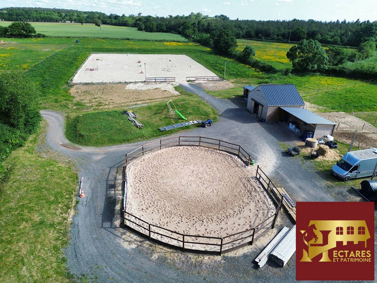 Maison 97 m2, 4,5 hectares